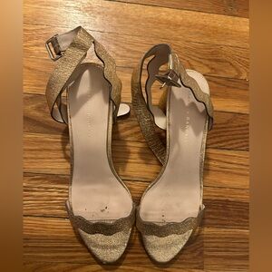 Loeffler Randall Metallic Copper/ Gold Heels